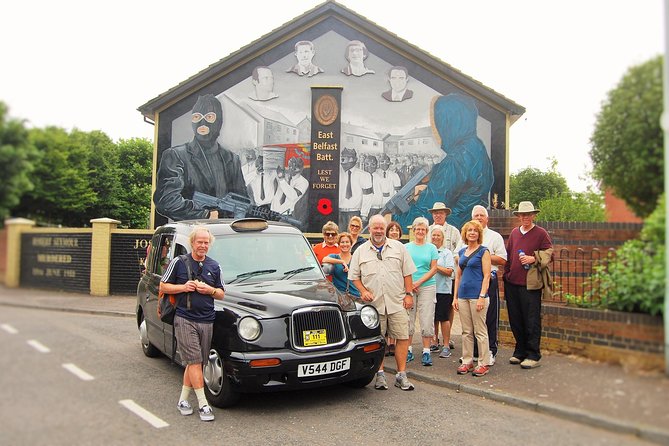2 Hours Republican & Loyalist Mural Black Taxi Tour from Belfast - Key points to know before booking
