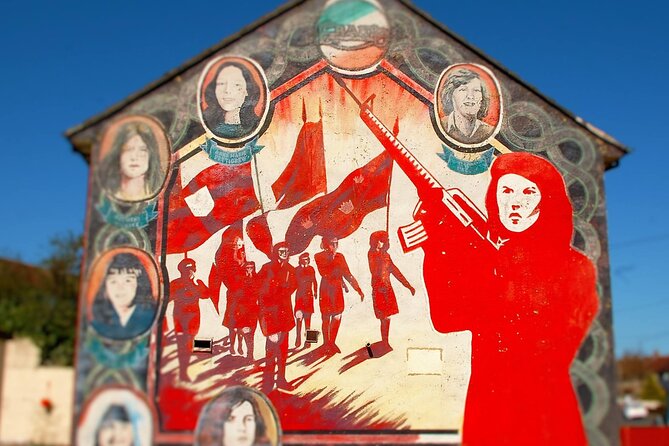 Award Winning Private 2 Hour Belfast Political Black Taxi Tour - Bobby Sands mural and the Falls Road story