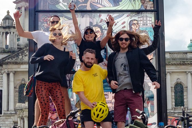 Belfast Bike Tours - Crossing back into Cathedral Quarter