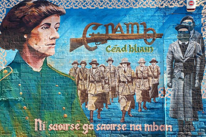 Belfast Famous Black Taxi Tour Political Murals & Peace Wall 2 Hr - Saint Peter’s Cathedral and the Bobby Sands mural