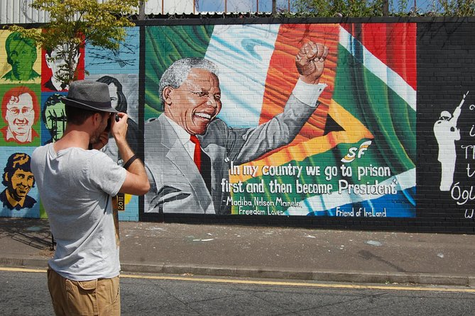 Belfast history of terror & mural 1 hr express private taxi tour - Divis Flats and the International Mural Wall