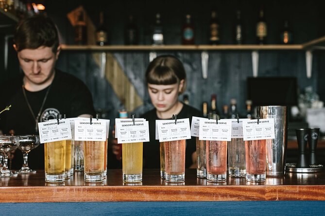 Belfast's Sensory Cocktail Experience with 4 Cocktails - Entering the audiovisual Inhibitor world