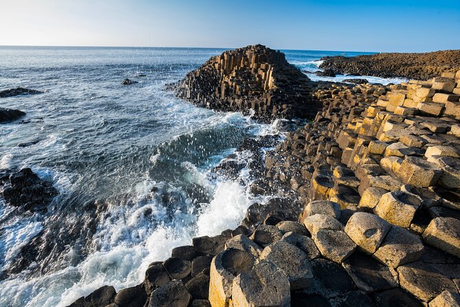 From Belfast-Giants Causeway, Dunluce Castle and Dark Hedges tour - Walking, children, and weather