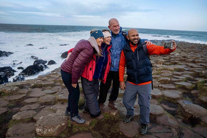 Giants Causeway & Castles Tour from Belfast: Guided tour - Portaneevy and the Carrick-a-Rede view
