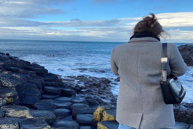 Giants Causeway, Rope Bridge, Carrickfergus Castle and Dark Hedges Tour - The Rope Bridge, seen but not crossed