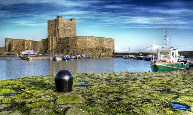 Giants Causeway, Rope Bridge, Carrickfergus Castle and Dark Hedges Tour - Carrickfergus Castle and the first coastal views