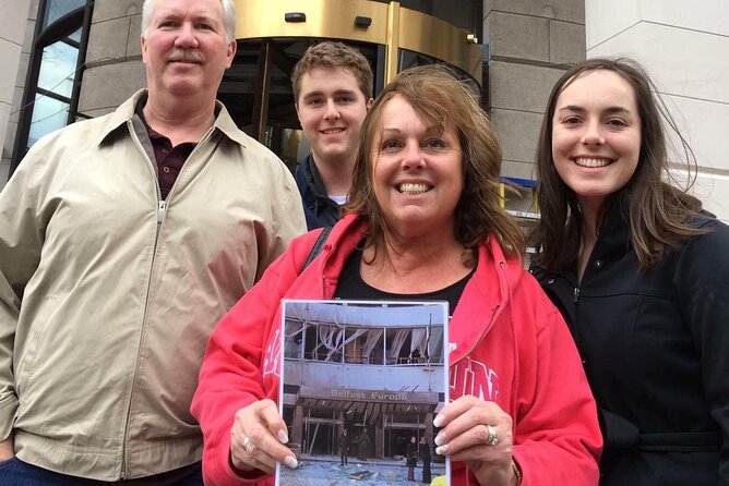 History of Belfast conflict and terror 1 hour black taxi tour - Divis flats and the British military presence