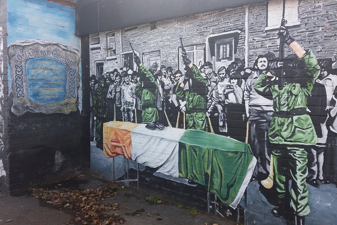 IRA Troubles Conflict Private Tour Museum Graves Murals and Political Analysis - Falls Road murals and the first look at the divide
