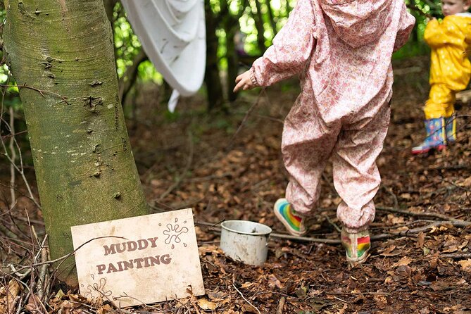 Muddy Tots Go Wild Forest School Ballynahinch County Down - Two levels of woodland play