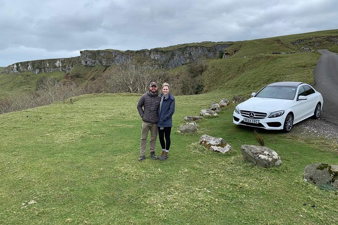 Northern Highlights Full-Day Guided Tour in Northern Ireland - Kinbane Castle and the view from Portaneevy