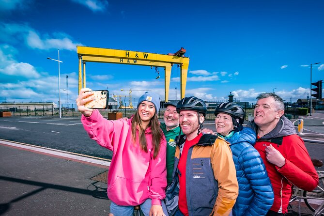 Titanic Eastside Bike Tour - Seeing Titanic Belfast from the outside first
